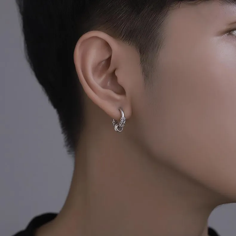 KING OF BLING Alloy Stud Earrings Unisex-5