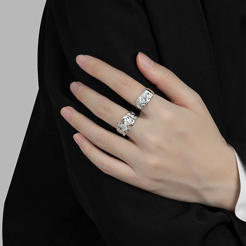 KING OF BLING Alloy With Zircon Rings Unisex Year Of The Snake Good Luck-6