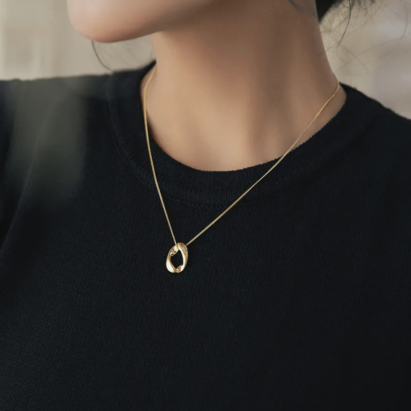 KING OF BLING Titanium Steel Necklaces Unisex Good Luck-3