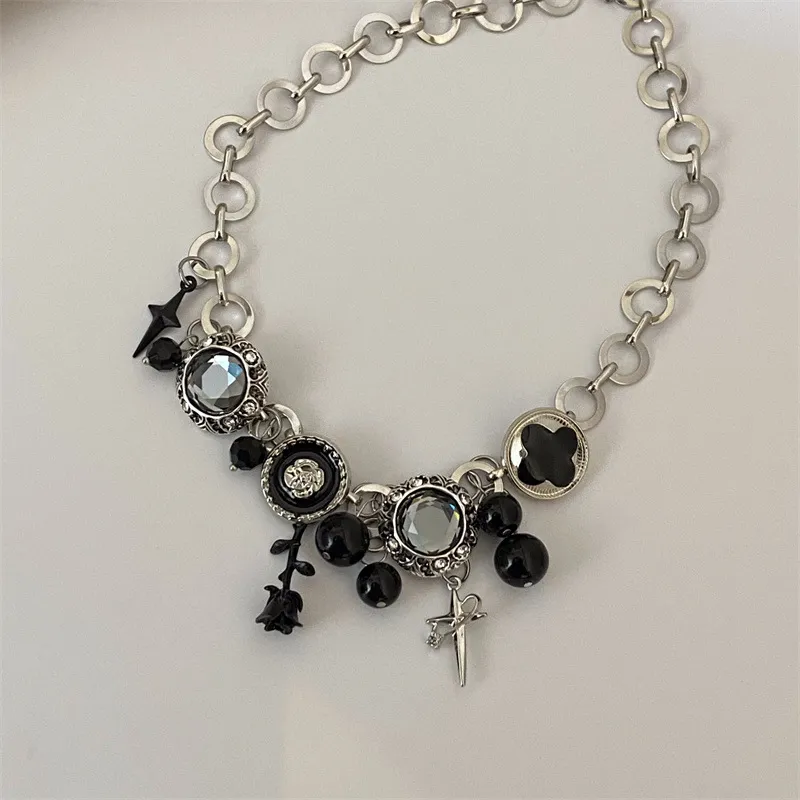 KING OF BLING Titanium Steel, Synthetic Gemstone Necklaces Unisex Year Of The Snake Good Luck-2