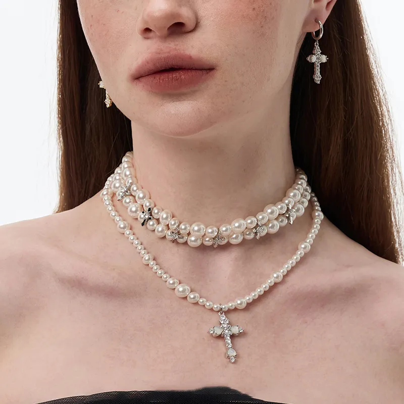 KING OF BLING Alloy, Faux Pearl Necklaces Unisex Year Of The Snake Good Luck-1