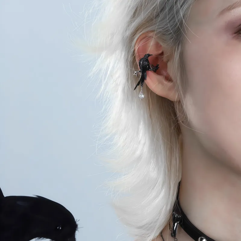 KING OF BLING Alloy With Zircon Stud Earrings Unisex-4