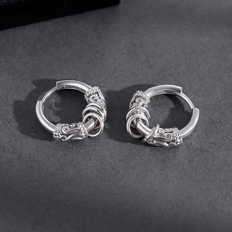 KING OF BLING Alloy Stud Earrings Unisex-6