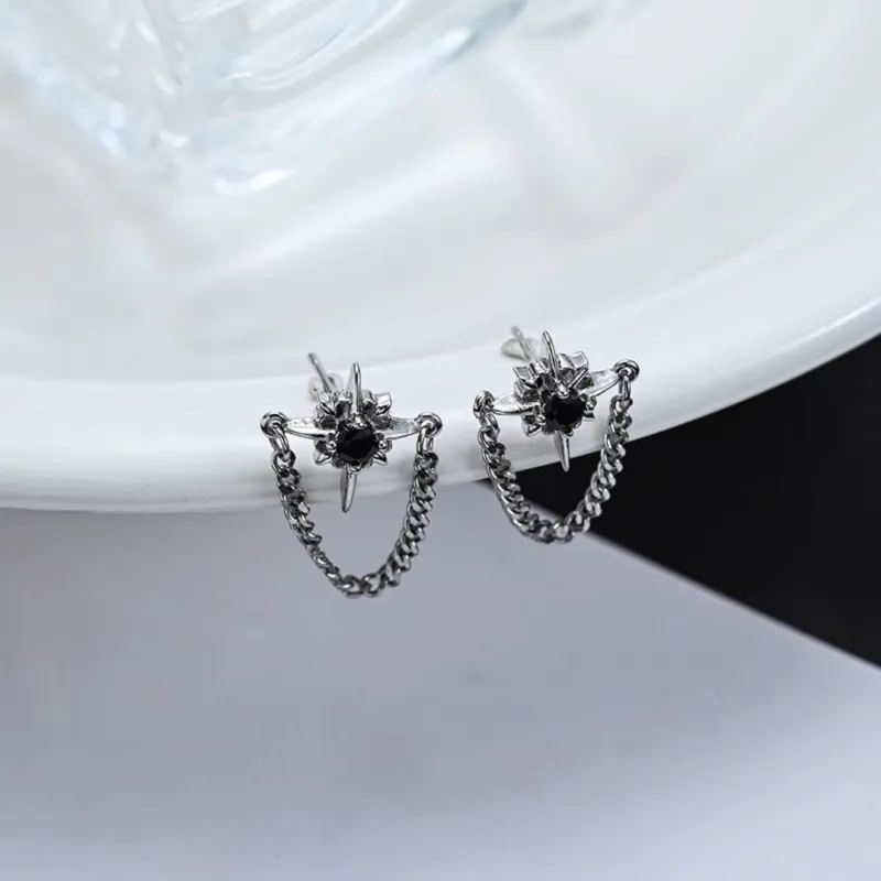 KING OF BLING Alloy Earrings Unisex-1
