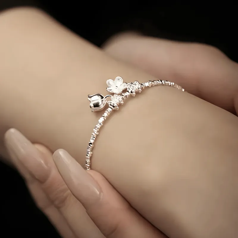 KING OF BLING 925 Sterling Silver Bracelets Women's Year Of The Snake Good Luck-7