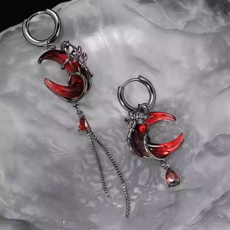 KING OF BLING Alloy, Zircon, Resin Earrings Unisex-2
