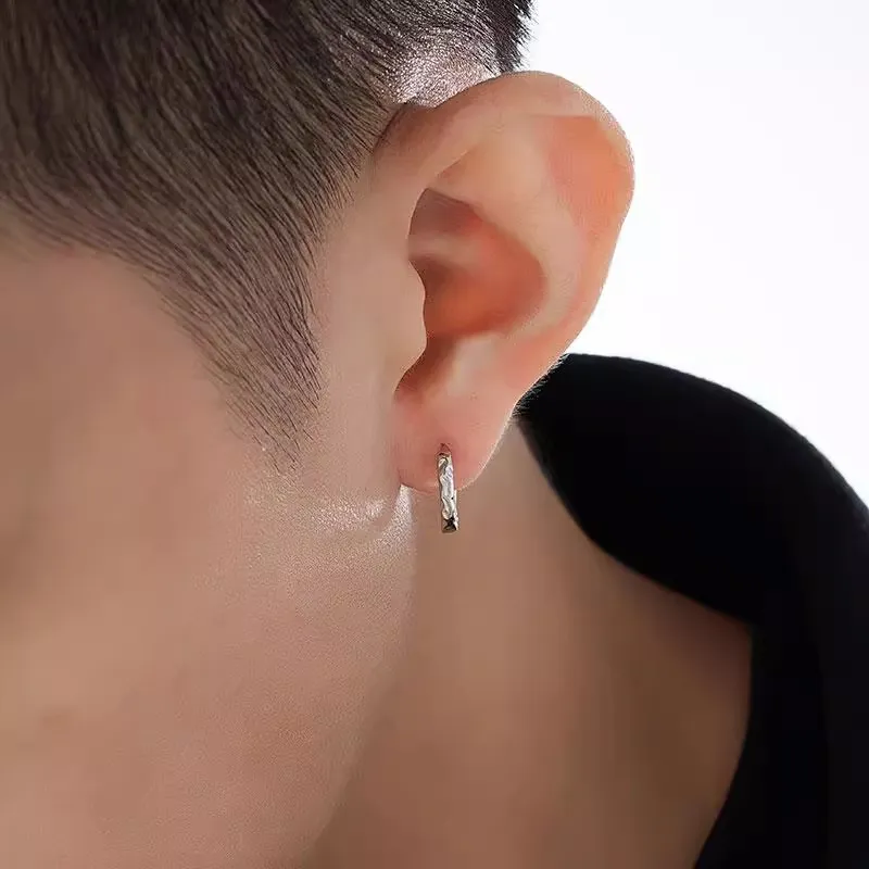KING OF BLING 925 Sterling Silver Earrings Unisex-4