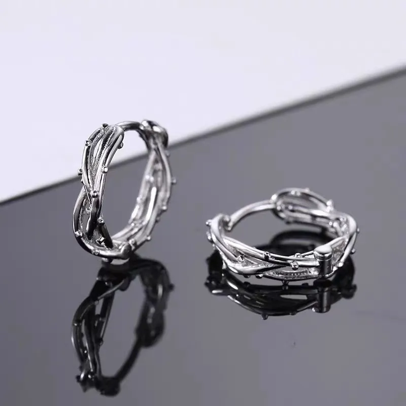 KING OF BLING Alloy Earrings Unisex-5