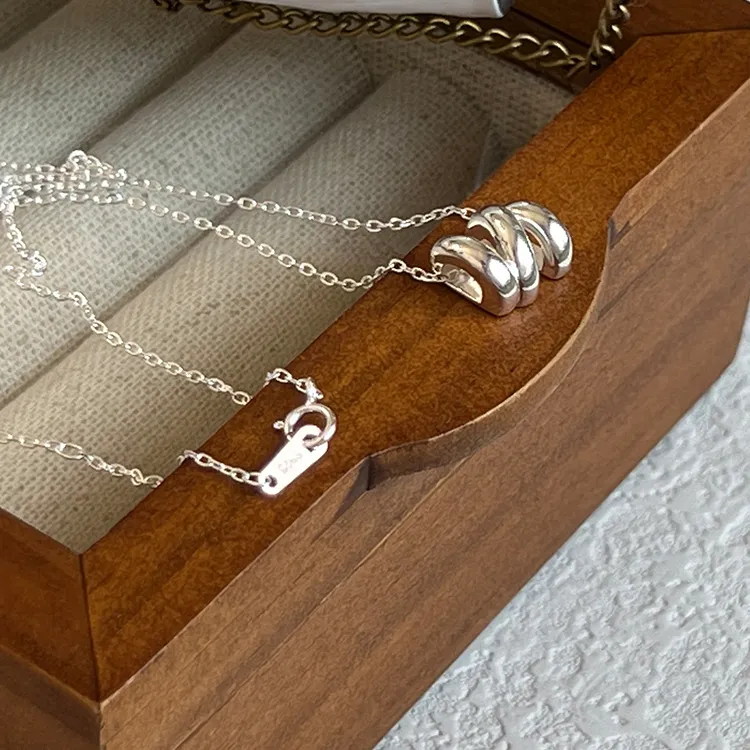 KING OF BLING 925 Sterling Silver Necklaces Women's-2
