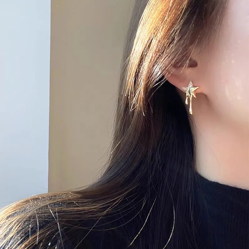 KING OF BLING 925 Sterling Silver With Zircon Earrings Women's-12