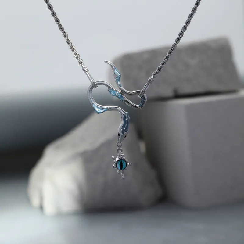 KING OF BLING Alloy, Zircon, Oil Drip Necklaces Women's-1