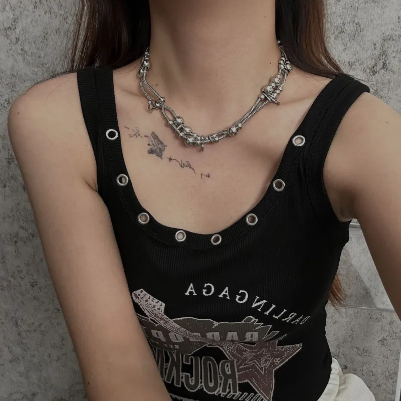 KING OF BLING Alloy Necklaces Women's-3