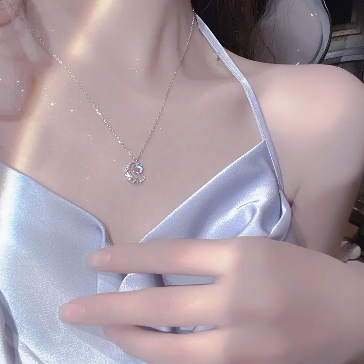 KING OF BLING 925 Sterling Silver With Colored Glaze Necklaces Women's-7