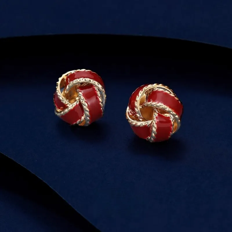 KING OF BLING Alloy Stud Earrings Women's-3