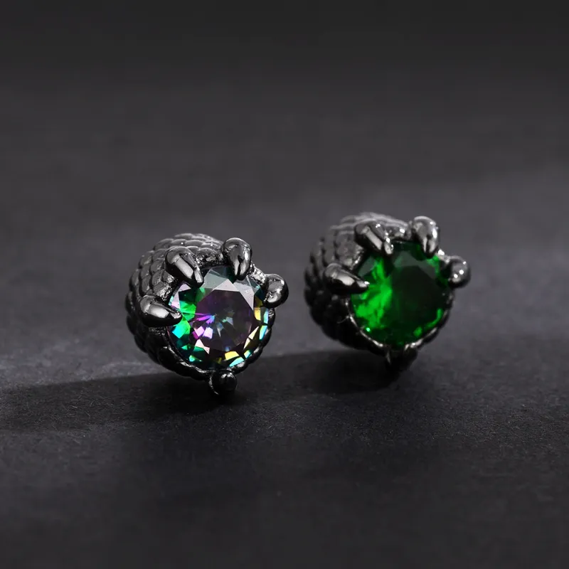 KING OF BLING Alloy With Zircon Stud Earrings Unisex-22