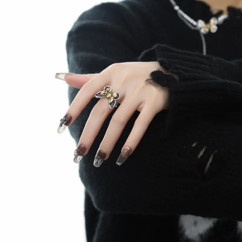KING OF BLING Alloy With Zircon Rings Unisex-3