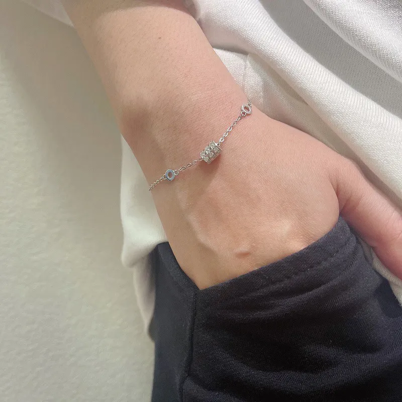 KING OF BLING 925 Sterling Silver With Zircon Bracelets Women's Year Of The Snake Good Luck-2