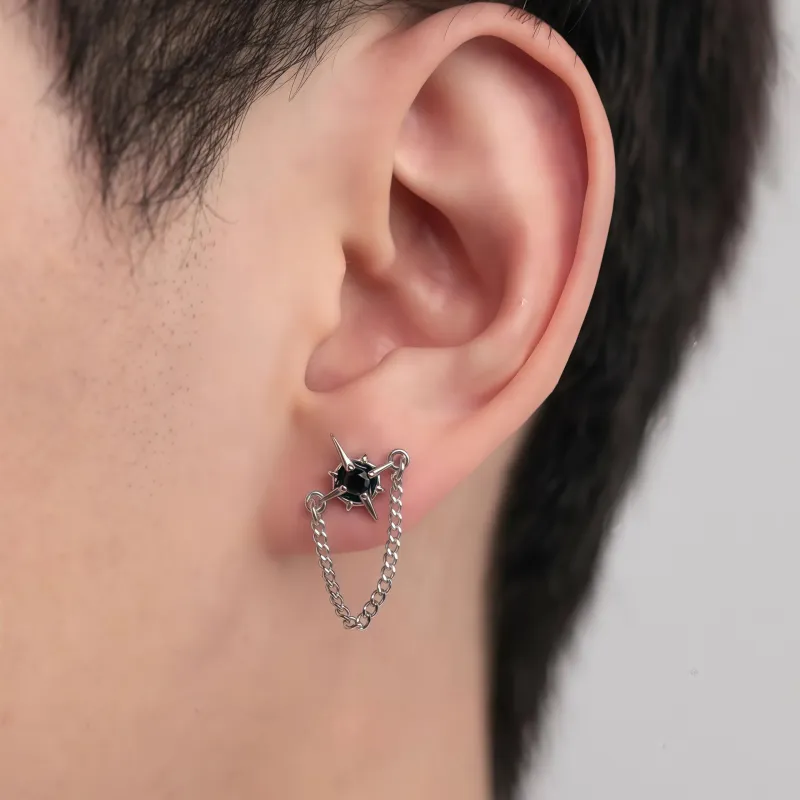 KING OF BLING Alloy Earrings Unisex-2
