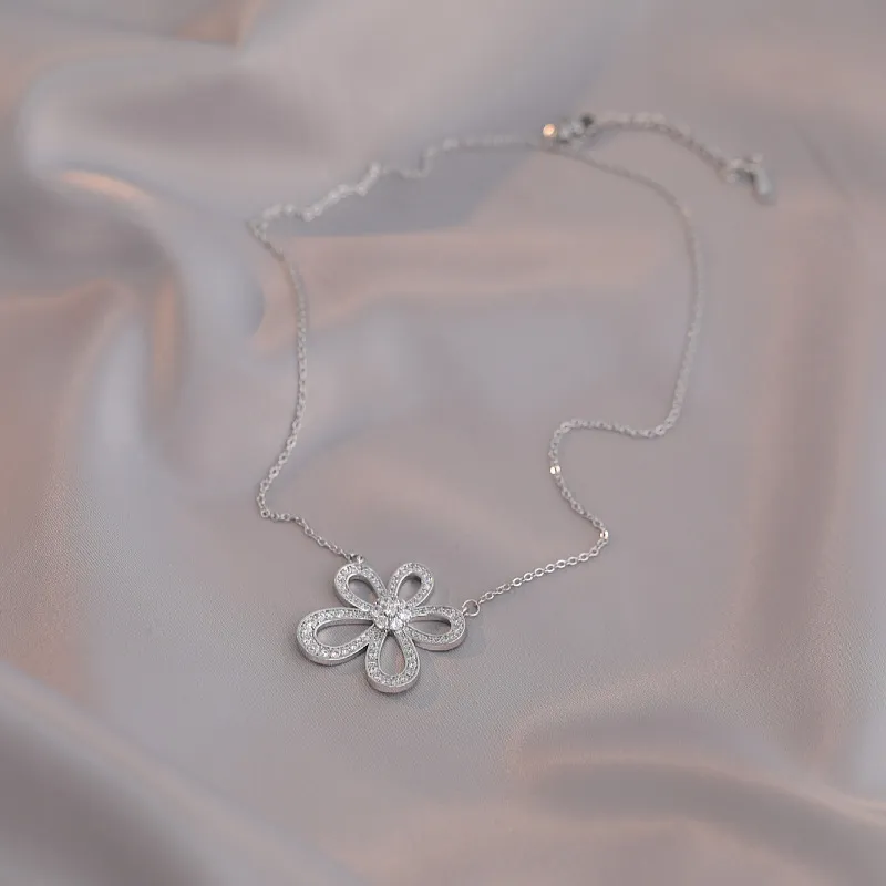 KING OF BLING 925 Sterling Silver With Zircon Necklaces Unisex Year Of The Snake Good Luck-4
