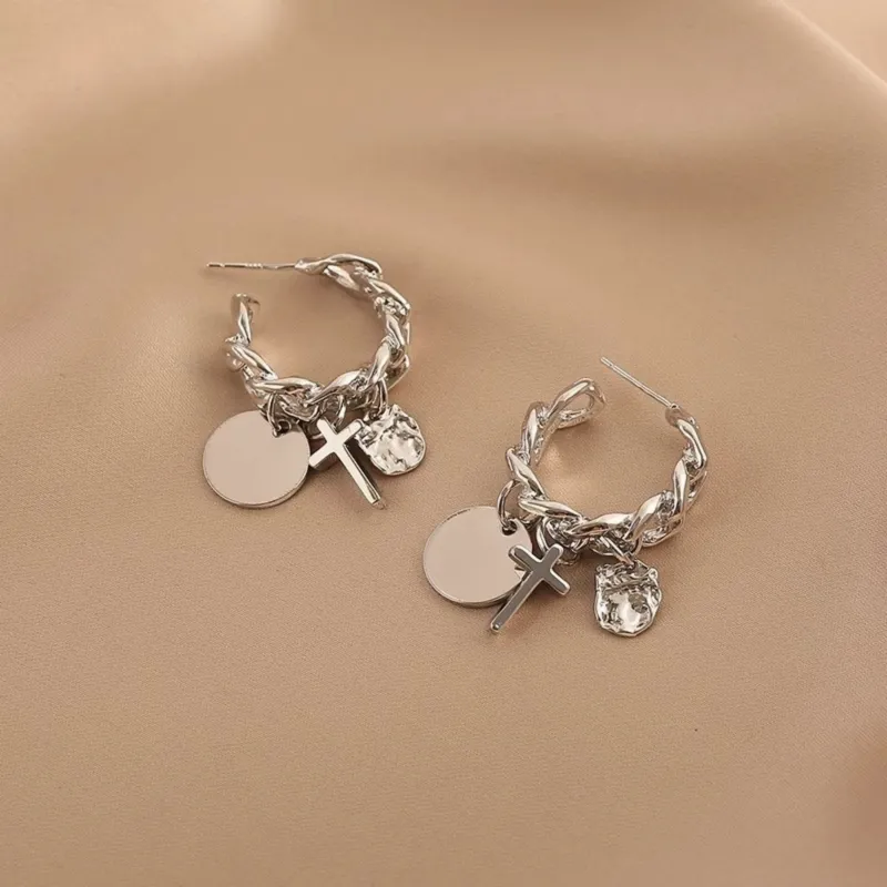 KING OF BLING Alloy Earrings Unisex-2