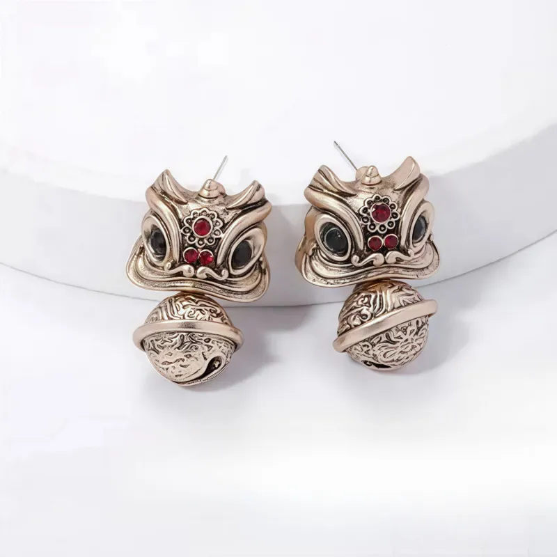 KING OF BLING 925 Sterling Silver Pin, Alloy, Zircon Earrings Women's-1