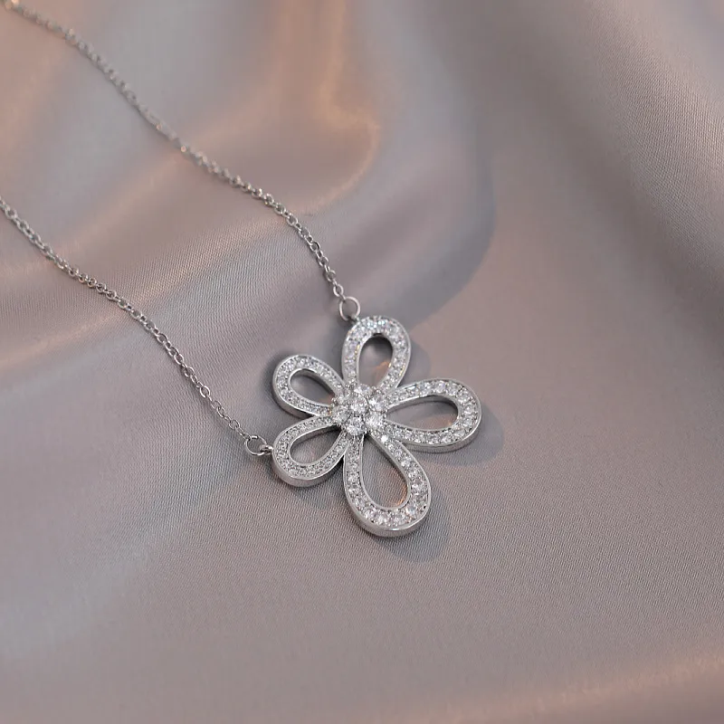 KING OF BLING 925 Sterling Silver With Zircon Necklaces Unisex Year Of The Snake Good Luck-3
