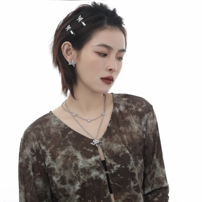 KING OF BLING Alloy With Zircon Earrings Women's-3