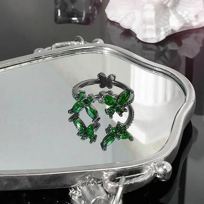 KING OF BLING Alloy Zircon Rings Unisex-10