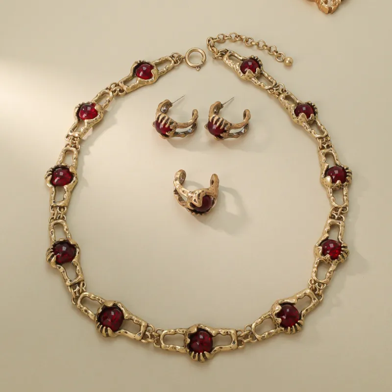 KING OF BLING Alloy With Zircon Necklaces Women's-1