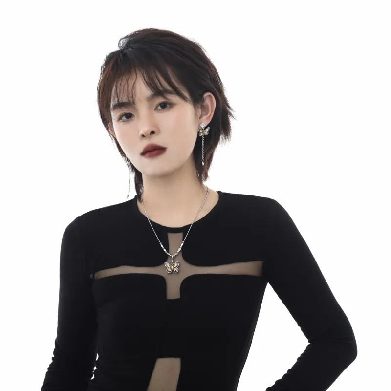KING OF BLING Alloy With Zircon Necklaces Women's-4
