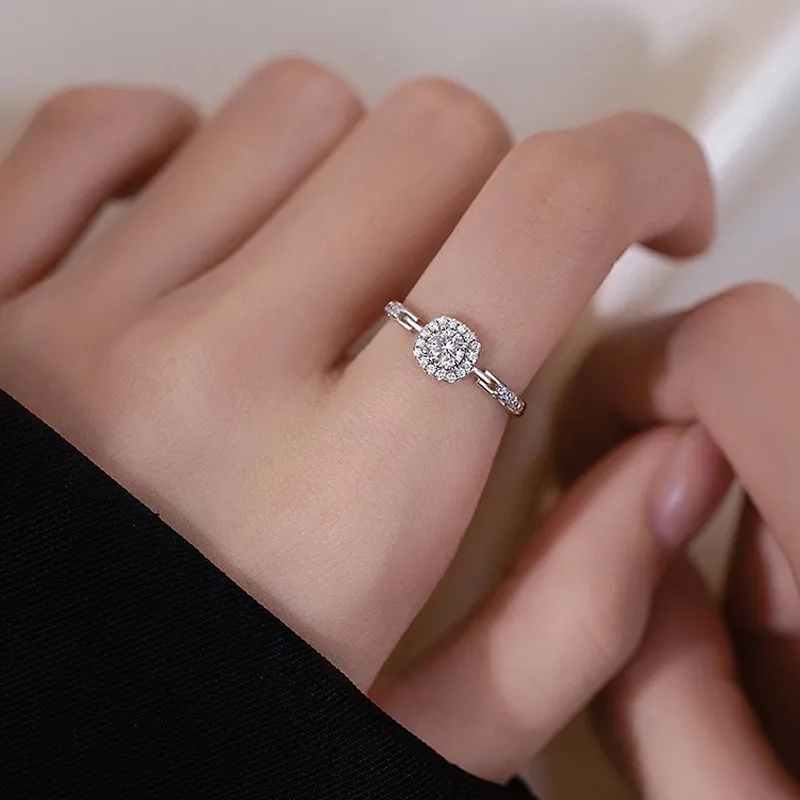 KING OF BLING 925 Sterling Silver With Zircon Rings Women's Year Of The Snake Good Luck-5