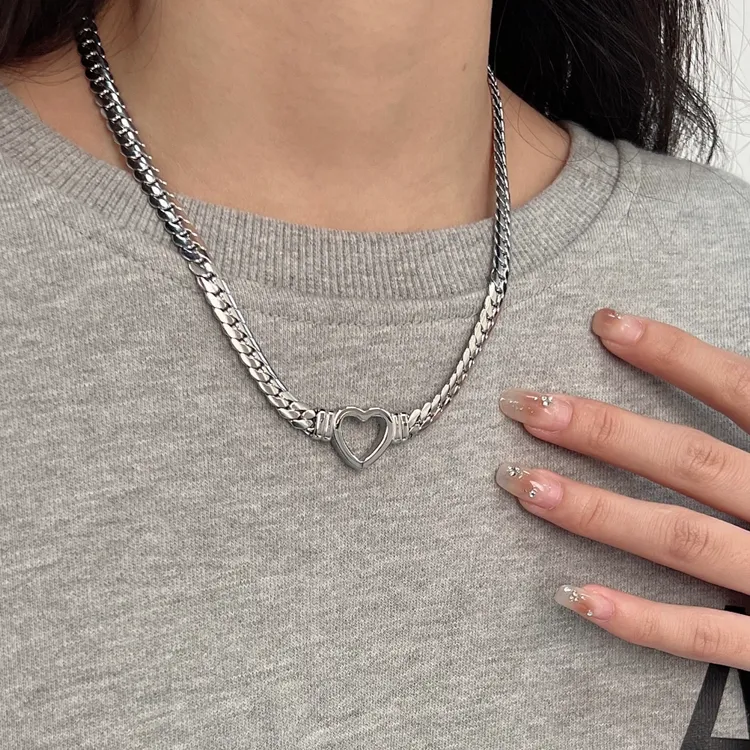 KING OF BLING Titanium Steel Necklaces Women's Good Luck-2
