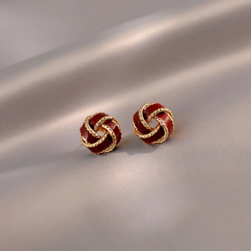 KING OF BLING Alloy Stud Earrings Women's-1