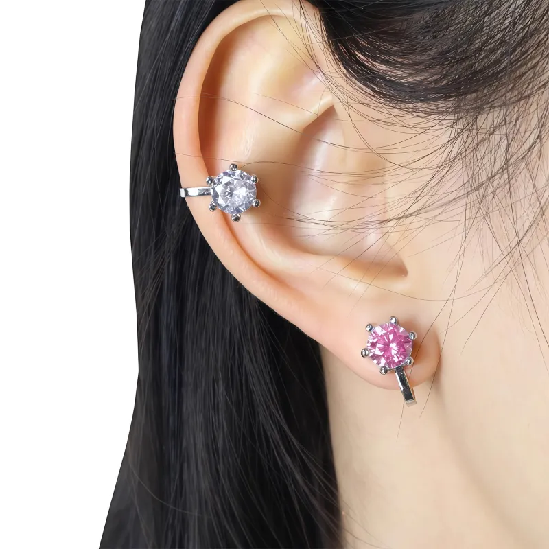 KING OF BLING Alloy Clip On Earrings Unisex-7