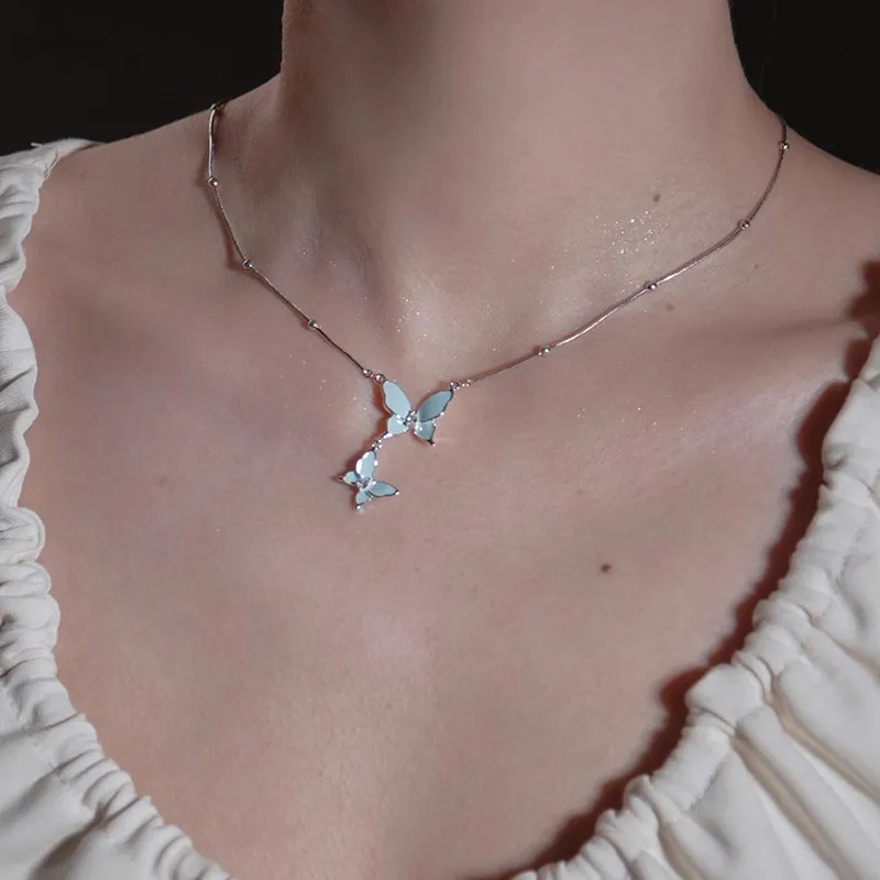KING OF BLING Alloy, Oil Drip Necklaces Women's Good Luck-5