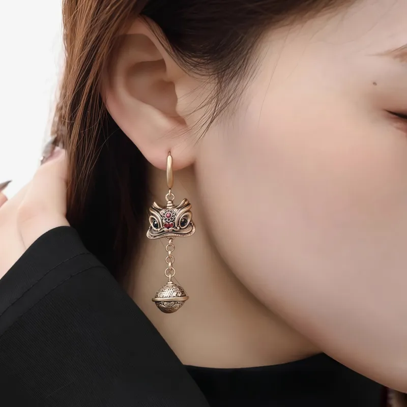 KING OF BLING Alloy Earrings Women's-3