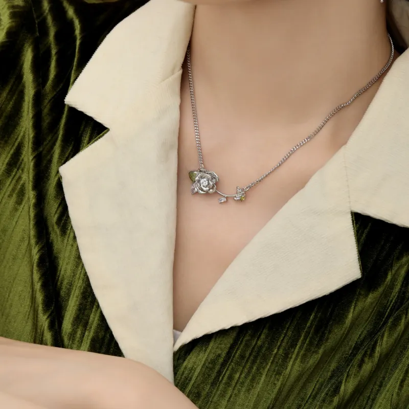 KING OF BLING Alloy With Zircon Necklaces Women's-3