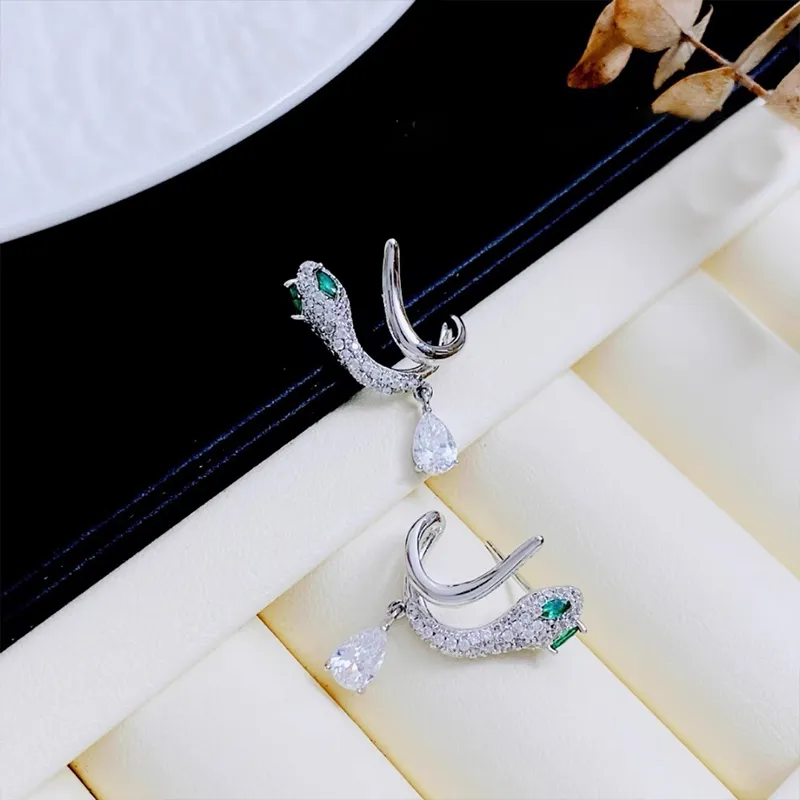 KING OF BLING Alloy With Zircon Stud Earrings Women's-2