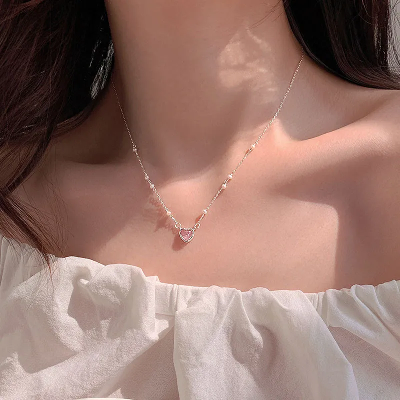 KING OF BLING 925 Sterling Silver, Glass Cat Eye, Pearl Necklaces Unisex Good Luck-3