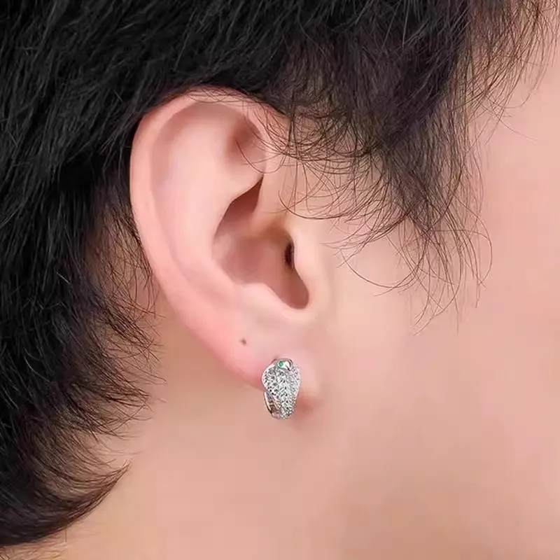 KING OF BLING Alloy With Zircon Earrings Unisex-5