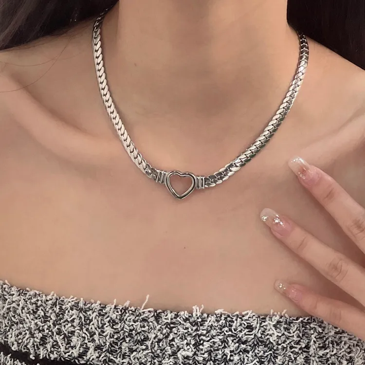 KING OF BLING Titanium Steel Necklaces Women's Good Luck-4