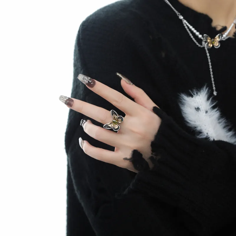 KING OF BLING Alloy With Zircon Rings Unisex-4
