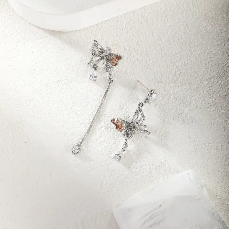 KING OF BLING Alloy With Zircon Earrings Women's-2