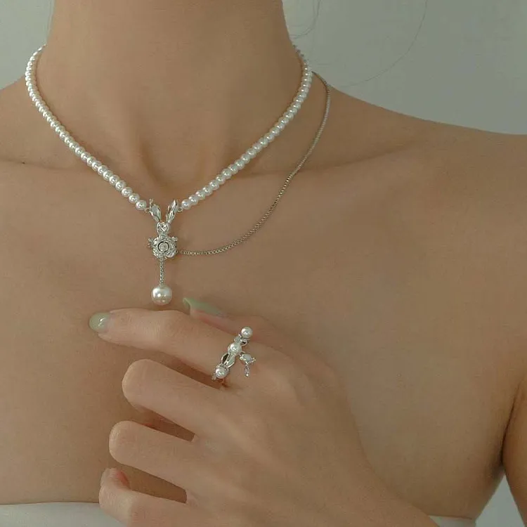 KING OF BLING Alloy Necklaces Women's Silver-1