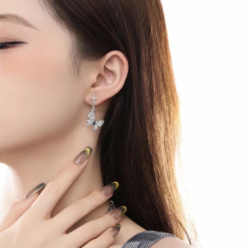 KING OF BLING Alloy With Zircon Earrings Women's-3