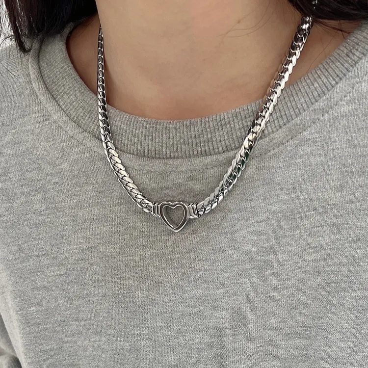 KING OF BLING Titanium Steel Necklaces Women's Good Luck-5