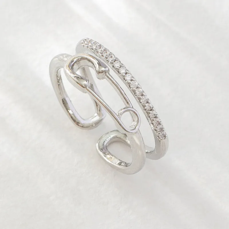 KING OF BLING 925 Sterling Silver With Zircon Rings Women's Year Of The Snake Good Luck-3