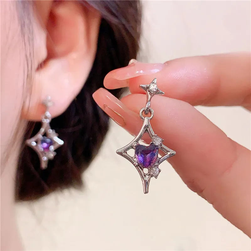 KING OF BLING Alloy With Zircon Stud Earrings Unisex Year Of The Snake Good Luck-4
