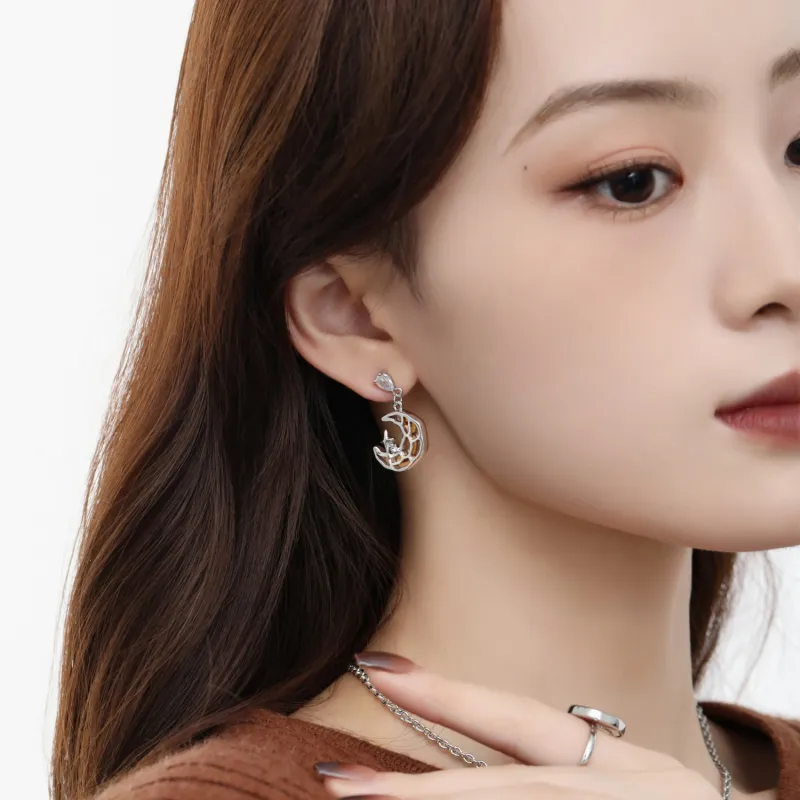 KING OF BLING Alloy Earrings Women's-4