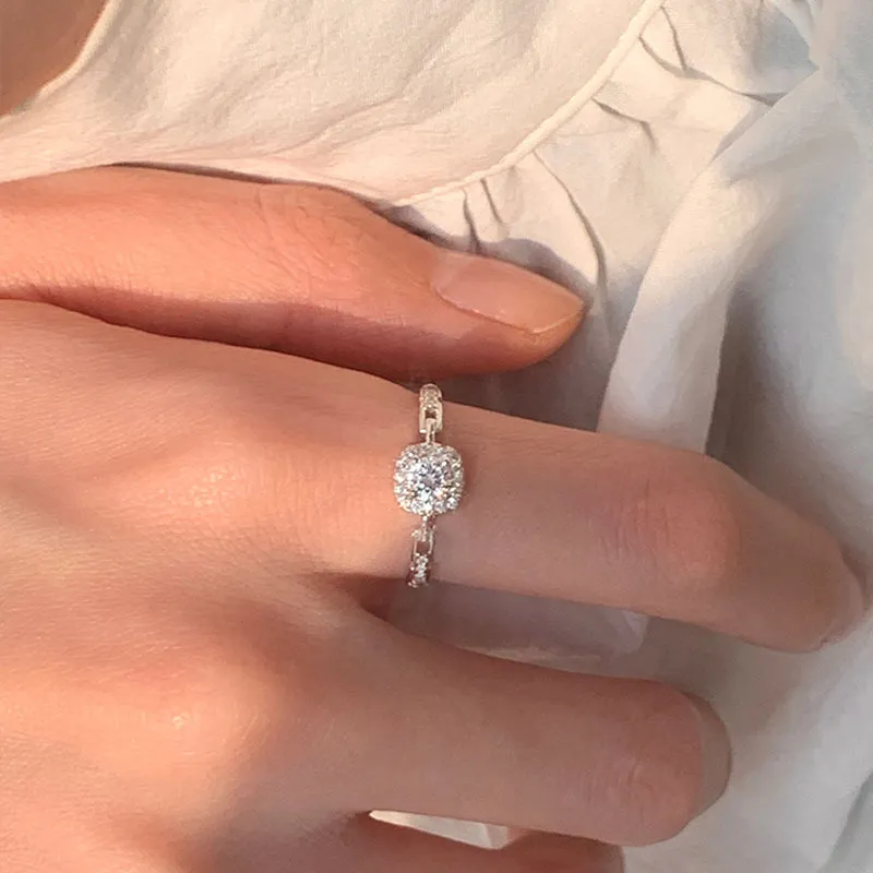 KING OF BLING 925 Sterling Silver With Zircon Rings Women's Year Of The Snake Good Luck-7